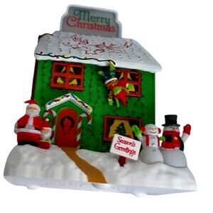 Hallmark Keepsake Deck the House Ornament 2017 Limited Edition of 5000 WITH CORD